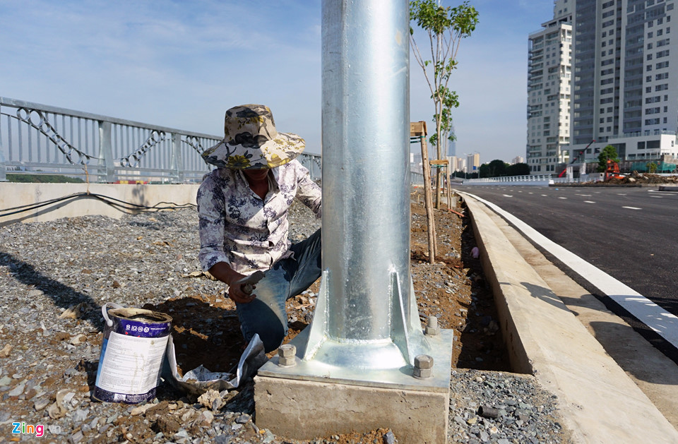 Thông xe cây cầu 500 tỷ qua đảo Kim Cương ở Sài Gòn